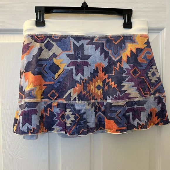 Sofibella UV Colors Doubles 13 Inch Womens Tennis Skirt Size Large - Picture 2 of 8